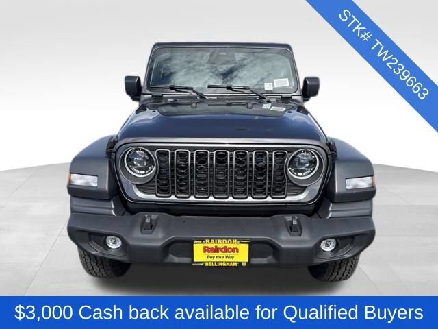 New 2026 Granite Crystal Metallic Clear-Coat Exterior Paint Jeep Sport S image 2
