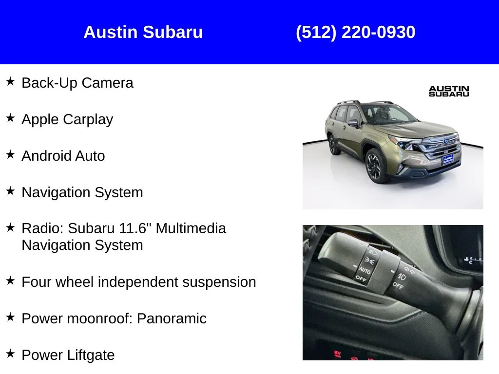 New 2026 Green Subaru Premium Hybrid image 9