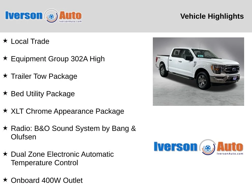 Used 2023 White Ford XLT image 2
