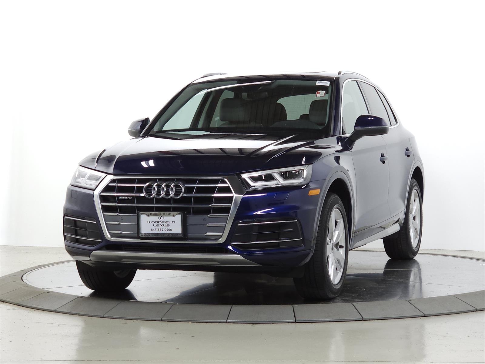 Used 2019 Blue Audi quattro Premium Plus 45 TFSI image 3
