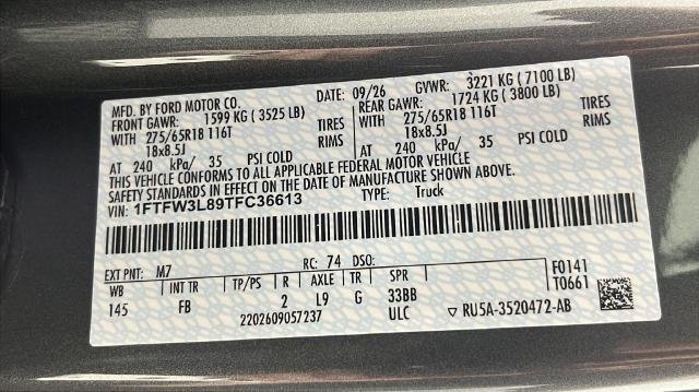 New 2026 Carbonized Gray Metallic Ford XLT image 66