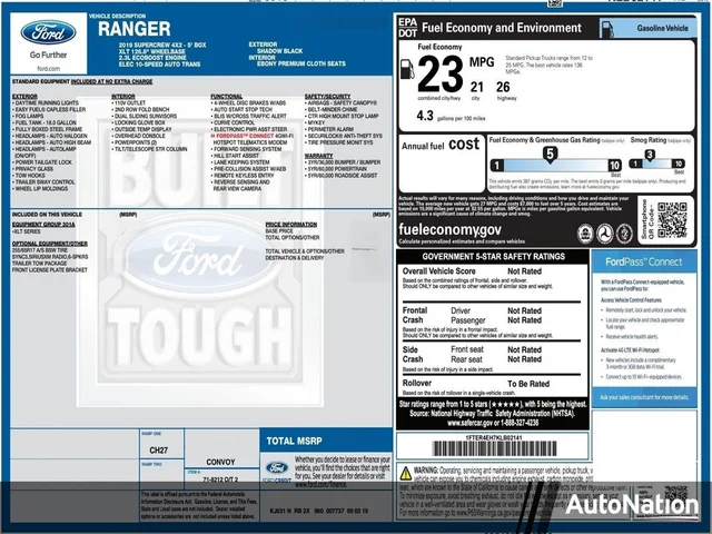 2019 Ford Ranger XLT