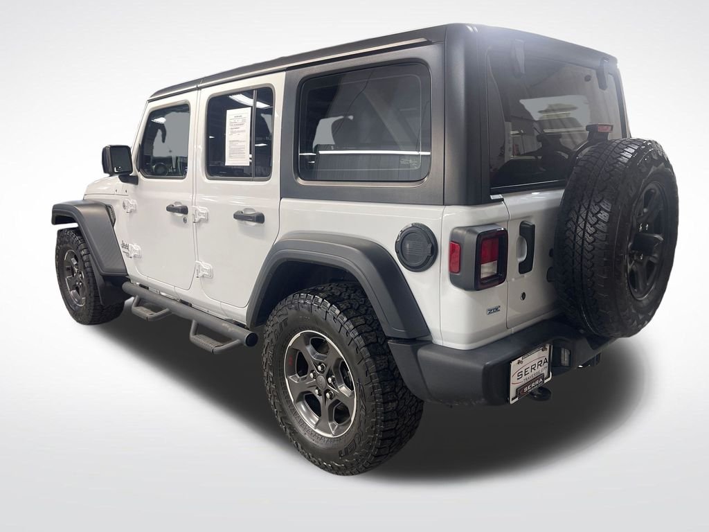Used 2018 White Jeep Unlimited Sport image 3