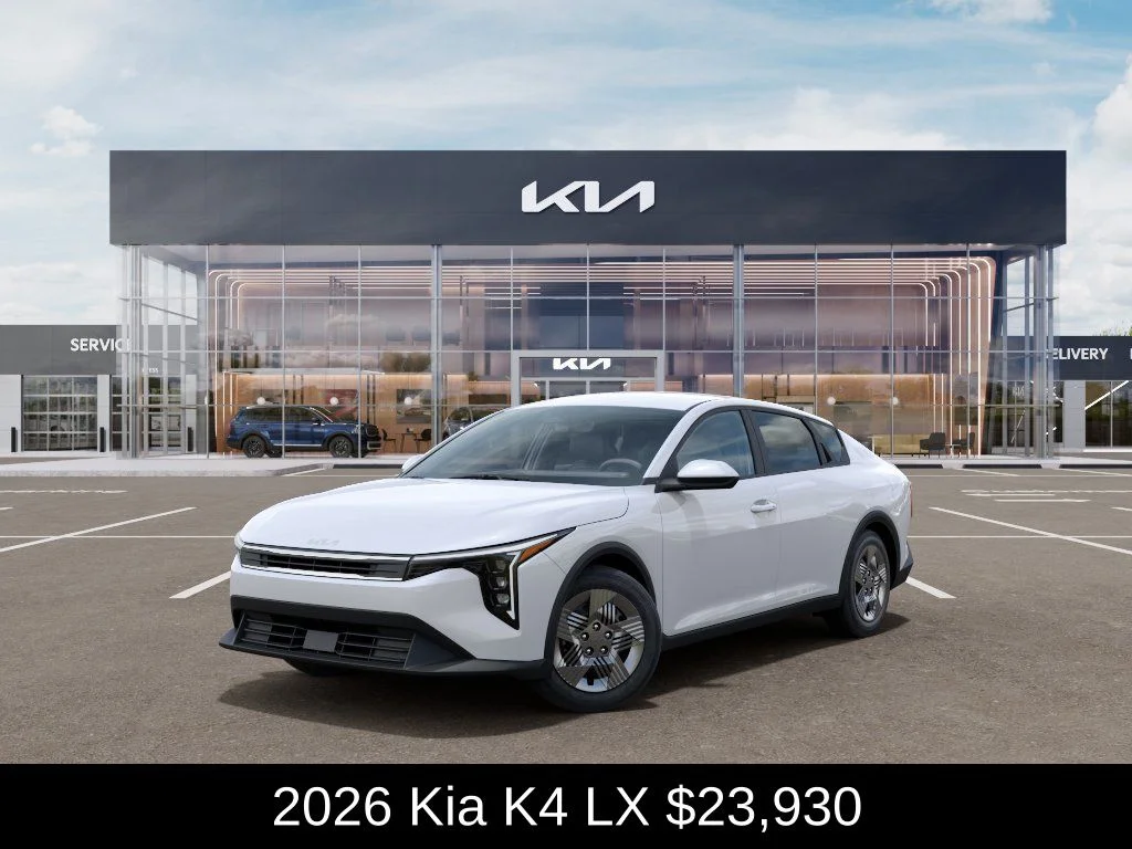 New 2026 Snow White Pearl Kia LX image 2