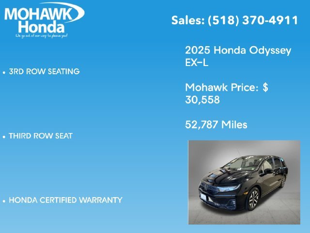 Certified Used 2025 Crystal Black Pearl Honda EX-L image 16