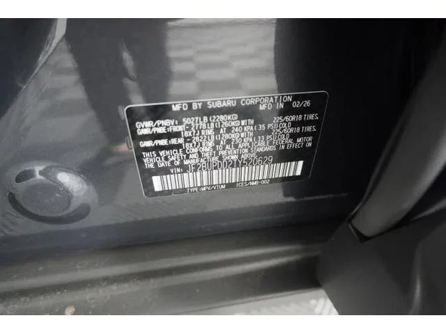 New 2026 MAGNETITE GRAY METALLIC Subaru Limited image 12