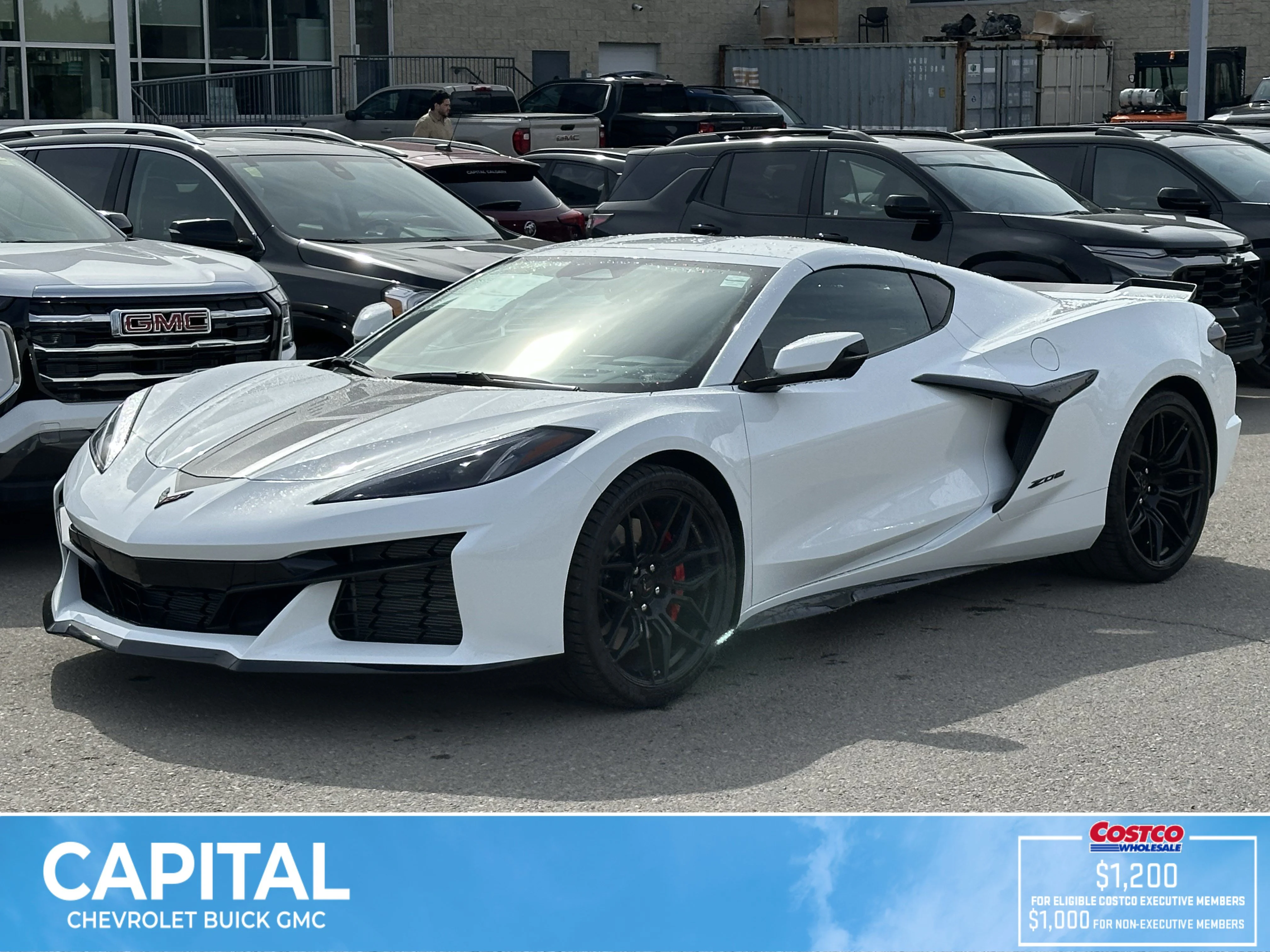 New 2026 Arctic White Chevrolet 1LZ Z06 image 1