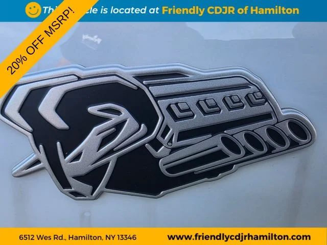 New 2026 Bright White Clear-Coat Exterior Paint RAM Laramie image 10