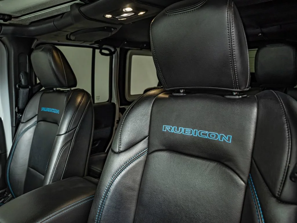 Used 2021 Bright White Clearcoat Jeep Unlimited Rubicon 4xe image 33