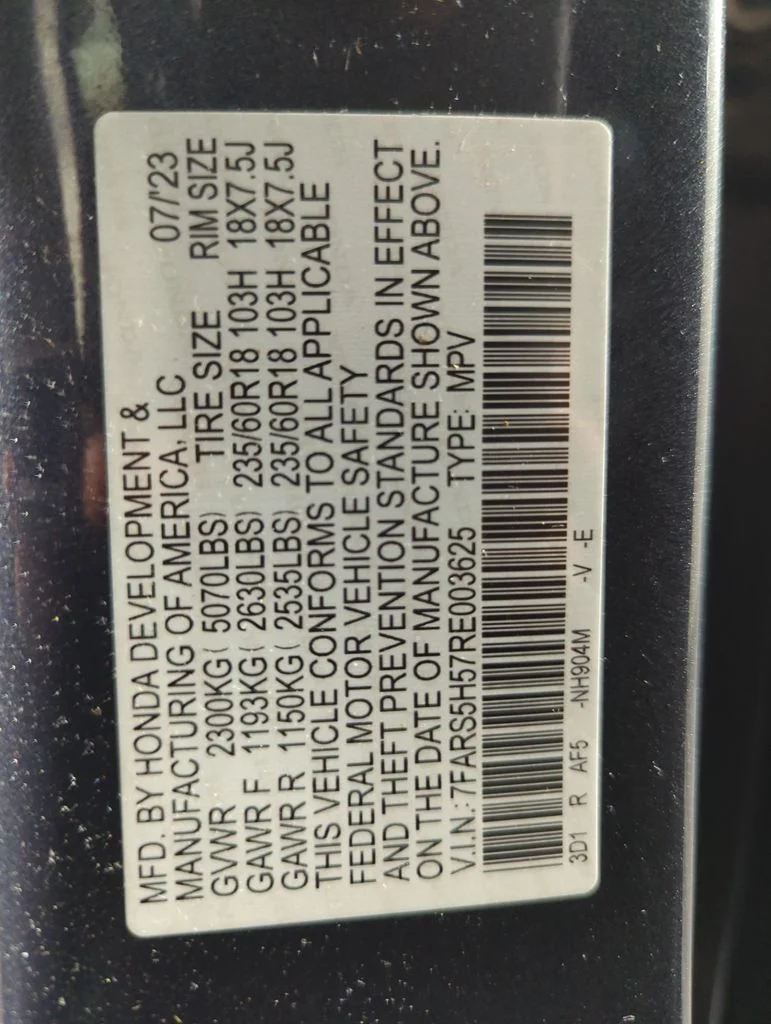 Certified Used 2024 Meteorite Gray Metallic Honda HYBRID 2WD SPORT image 25