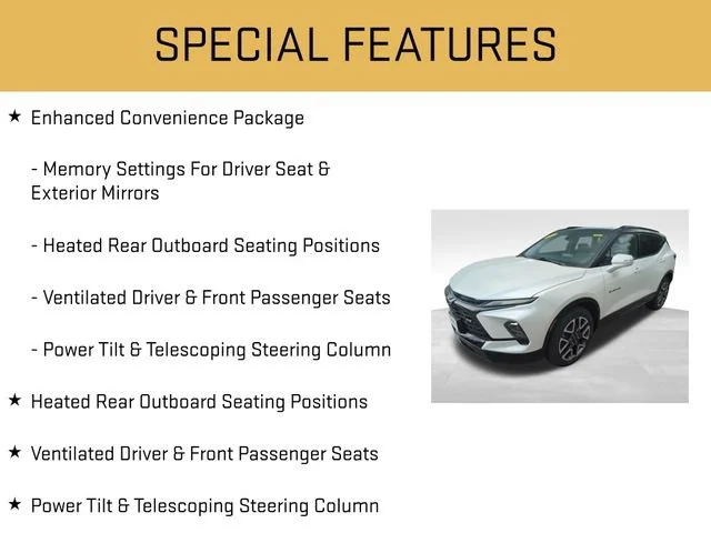 Used 2024 Iridescent Pearl Tricoat Chevrolet RS image 13