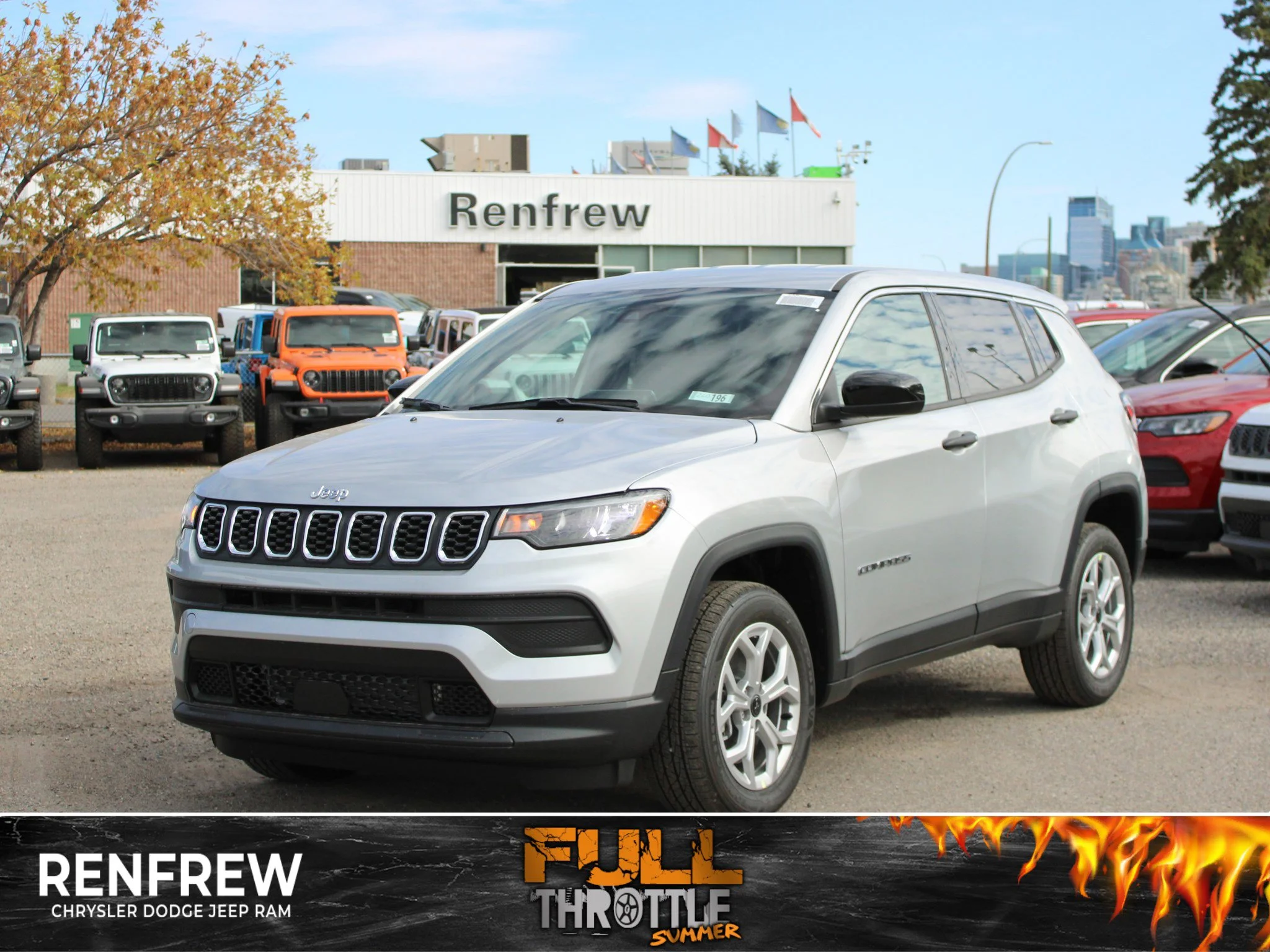 New 2026 Silver Jeep Sport* image 1