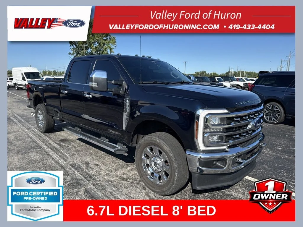 Certified Used 2024 Blue Ford Lariat image 1
