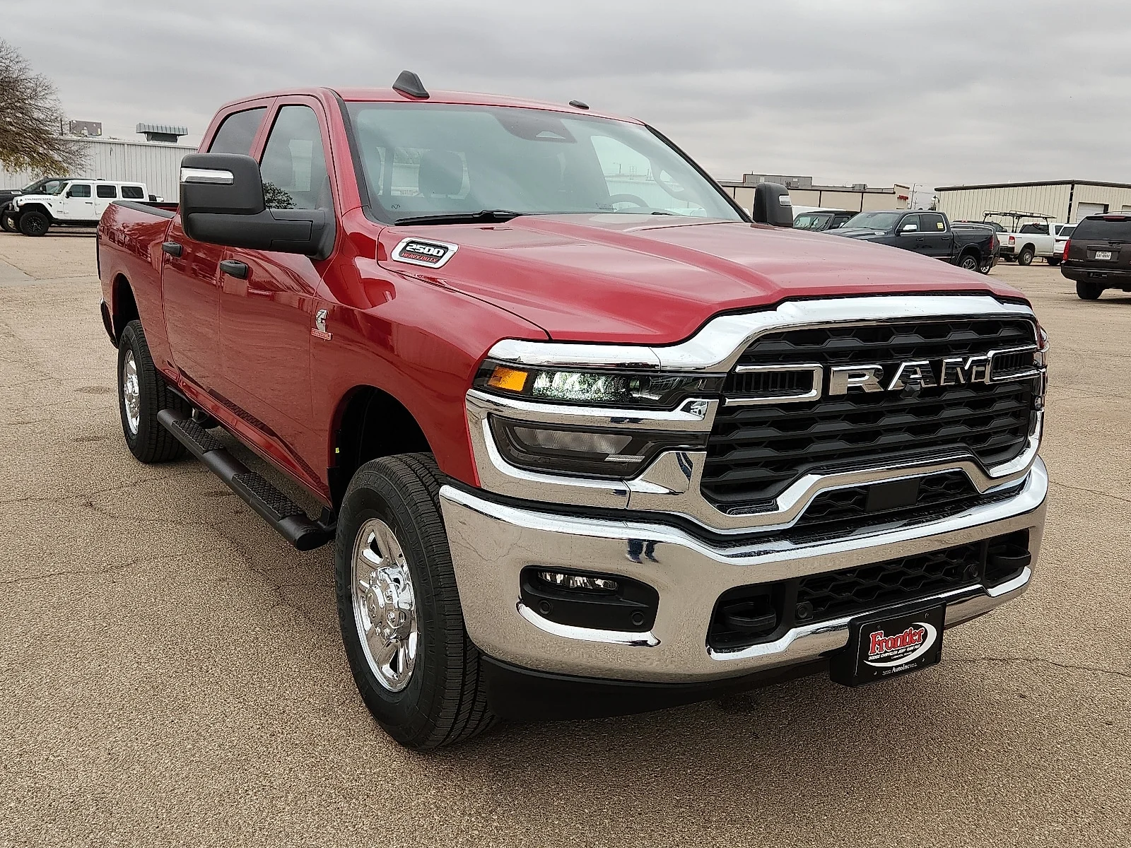 New 2026 Molten Red Pearl-Coat  Paint Ram TRADESMAN CREW CAB 4X4 6