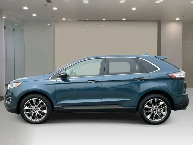 Used 2016 Blue Ford Titanium image 2