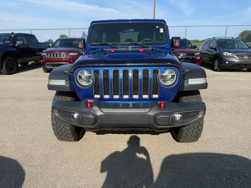 Used 2020 Blue Jeep Unlimited Rubicon image 8