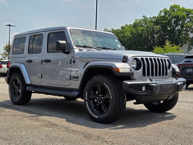 Used 2021 Silver Jeep Unlimited Sahara Altitude image 7