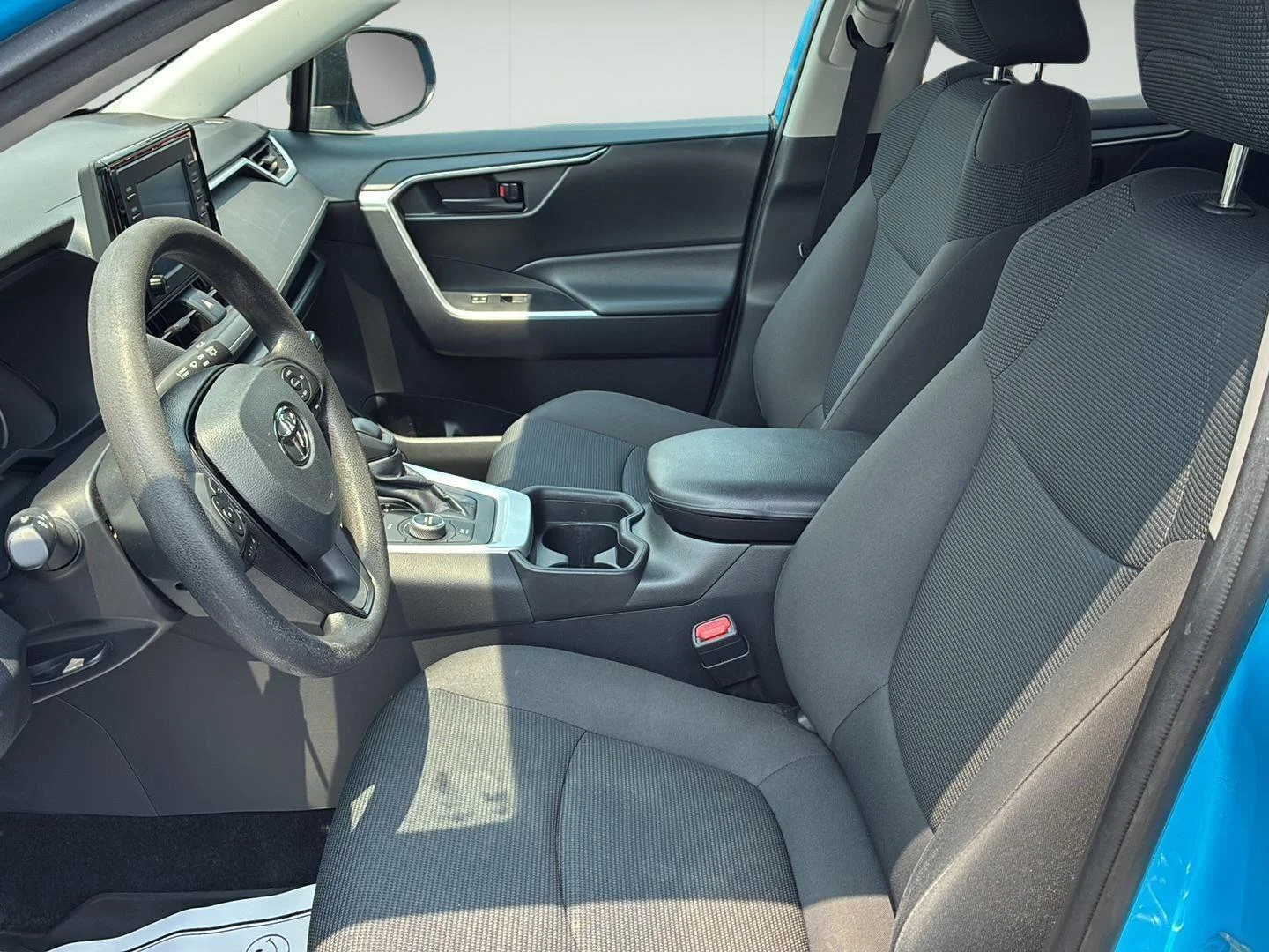 Used 2021 Blue Flame Toyota Hybrid LE image 13