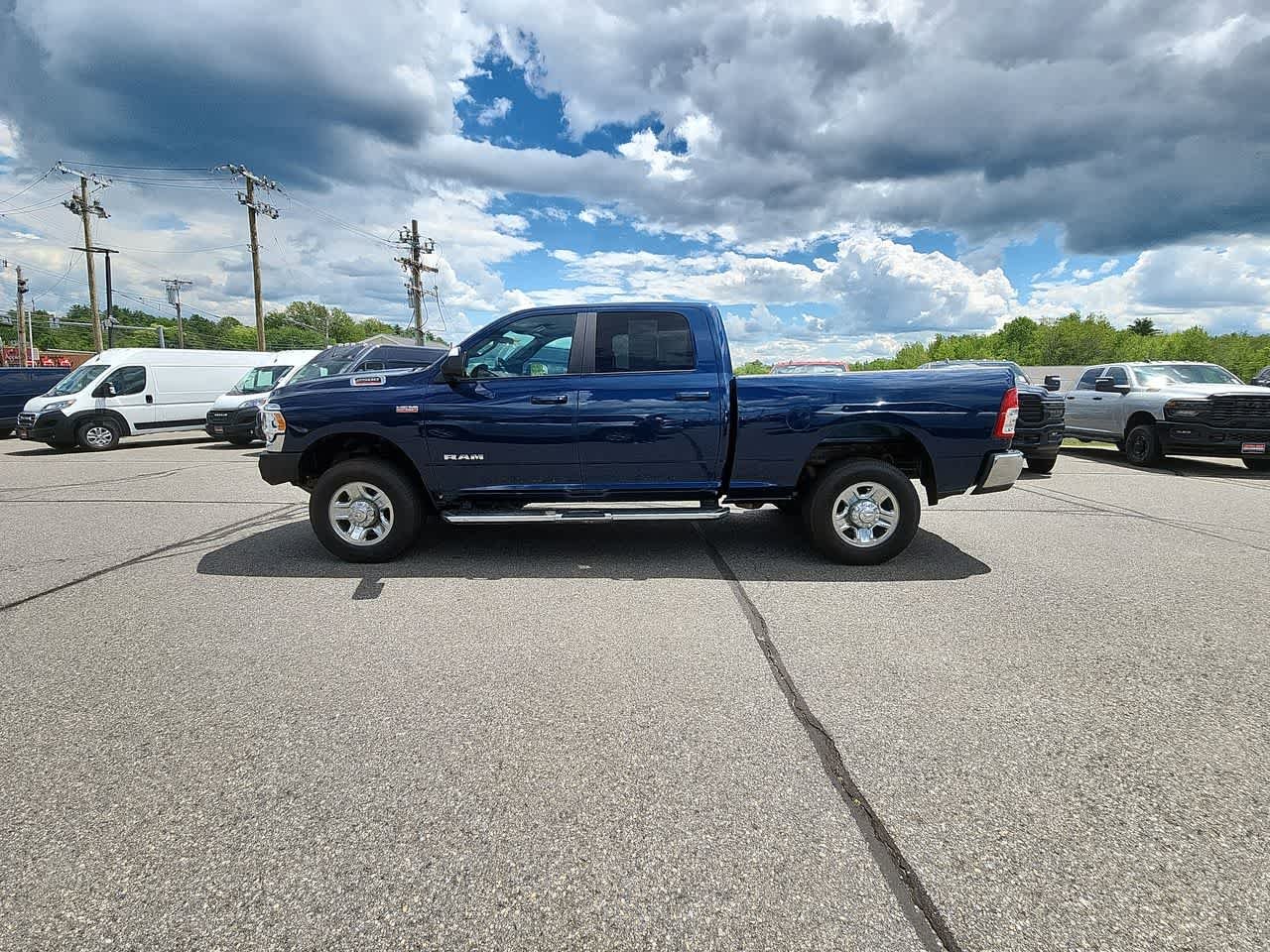 Used 2021 Patriot Blue Pearlcoat Ram Big Horn image 5