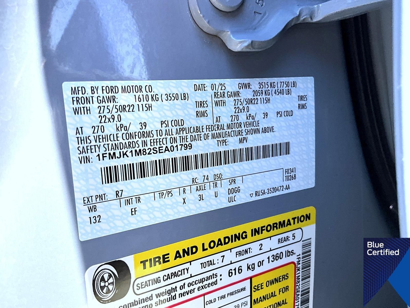 Certified Used 2025 Gray Metallic Ford Platinum image 29