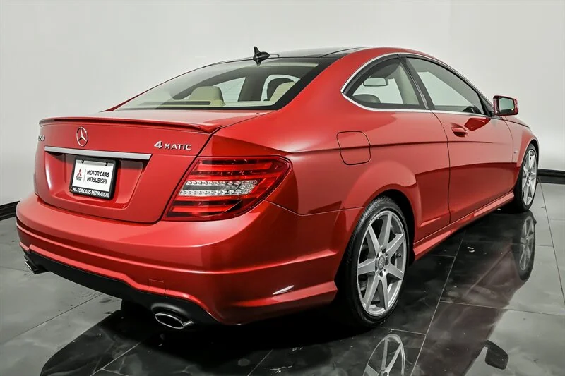 Used 2012 Mars Red Mercedes-Benz C 350 4MATIC® image 9