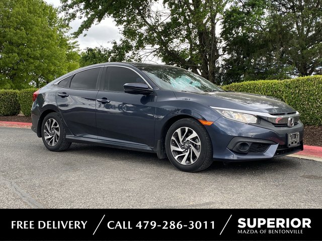 Pre-Owned 2017 Honda Civic Sedan EX 4dr Car in Bentonville