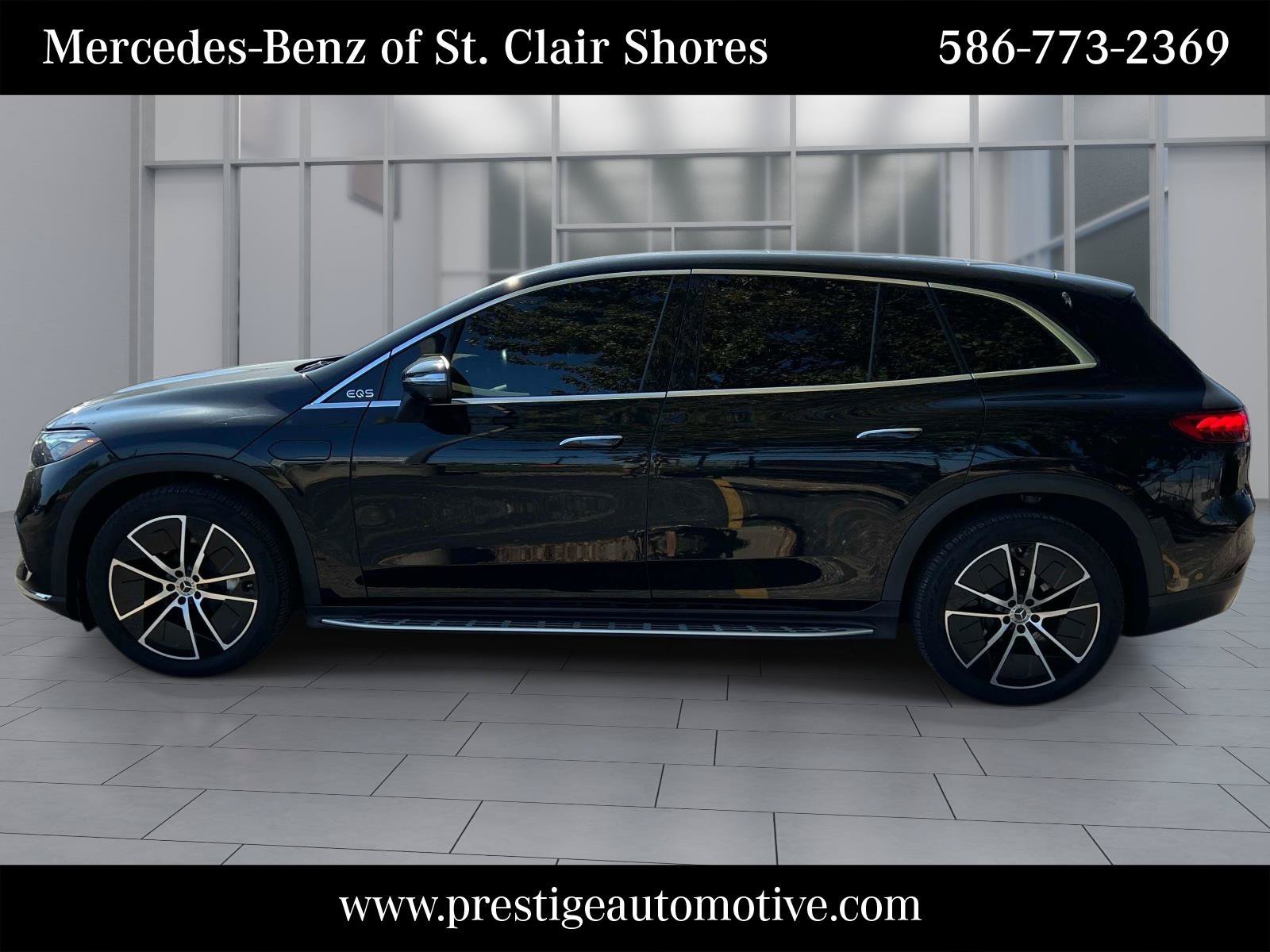 Certified 2023 Mercedes-Benz EQS SUV Base with VIN 4JGDM2DB9PA028599 for sale in St. Clair Shores, MI