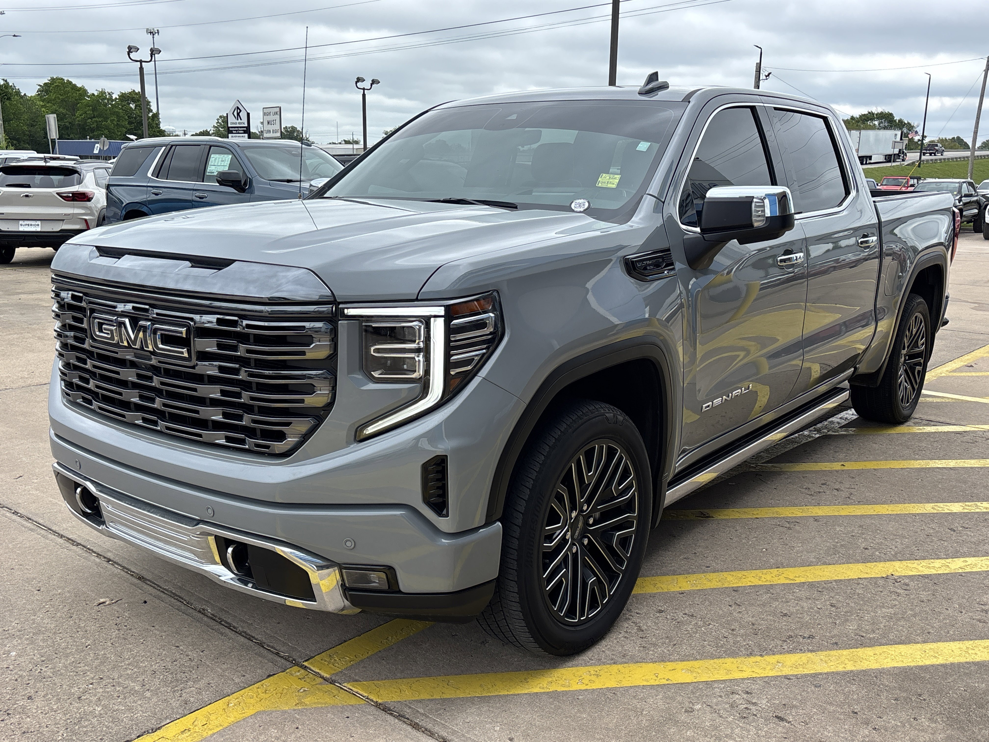 Used 2024 Thunderstorm Gray GMC Denali Ultimate image 8