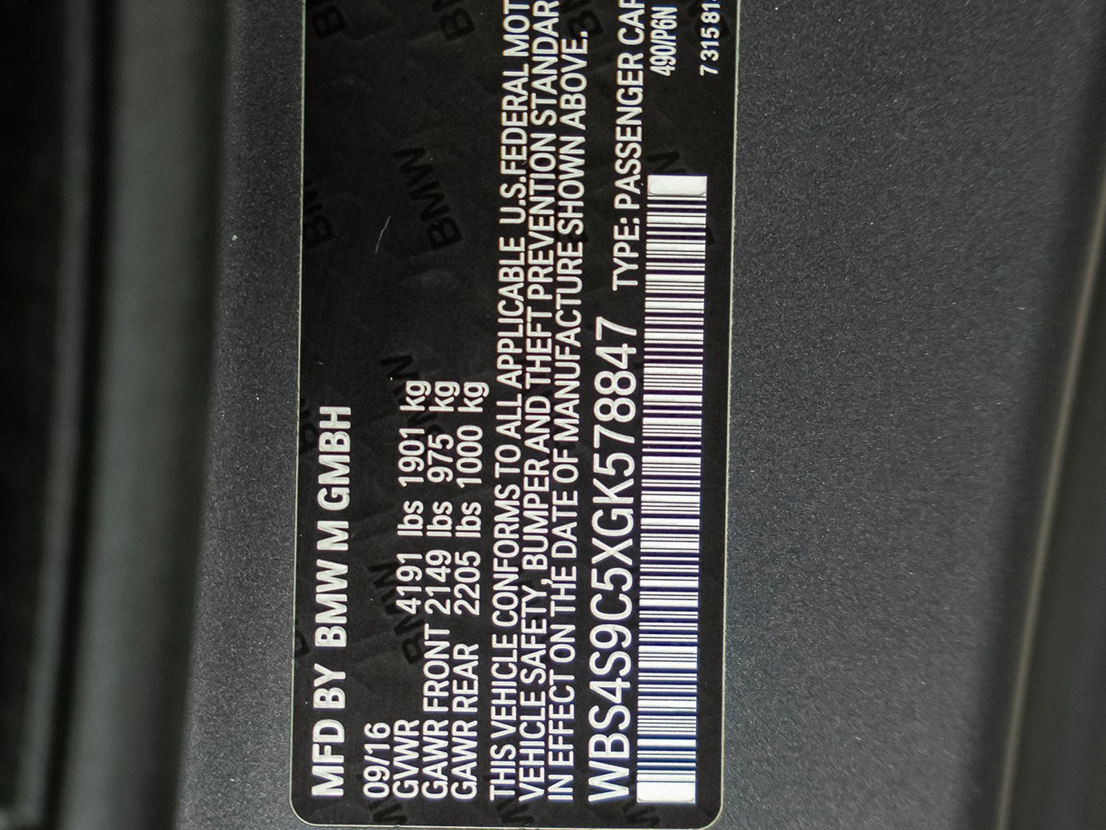 Used 2016 Gray BMW GTS image 64