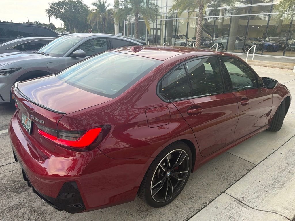 Certified Used 2025 Vegas Red Metallic BMW M340i xDrive image 3
