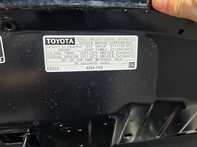 Used 2025 Black Toyota LE image 5