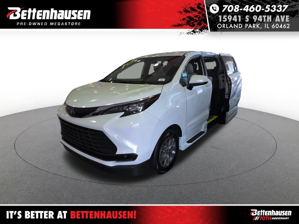Used 2025 White Toyota LE image 1