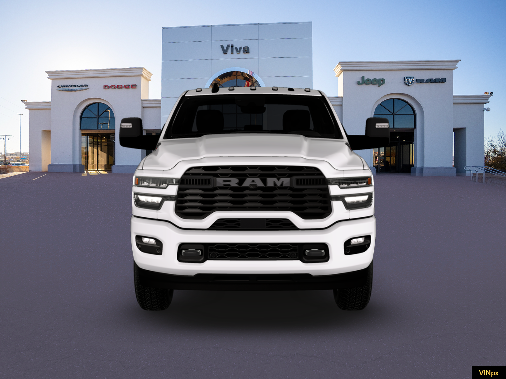 New 2026 Bright White Clear-Coat Exterior Paint RAM Big Horn image 23