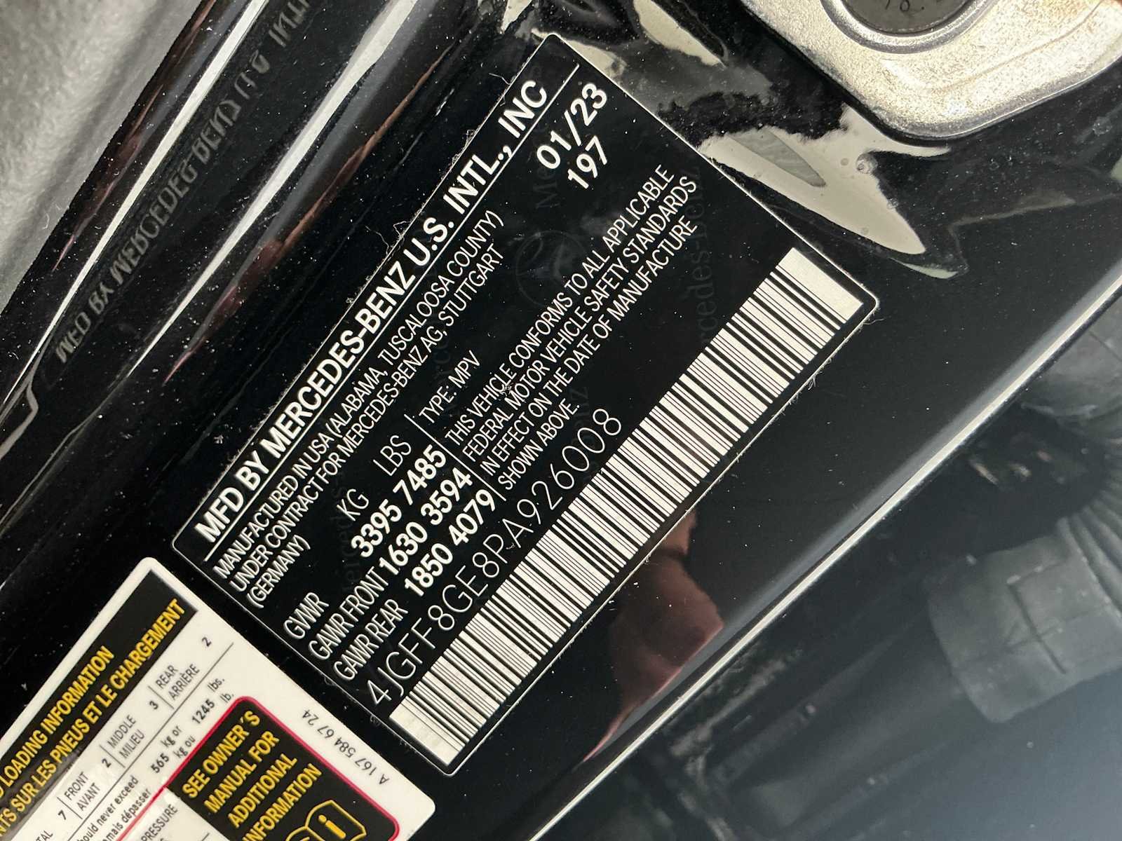 Certified Used 2023 Obsidian Black Metallic Mercedes-Benz GLS 580 image 28