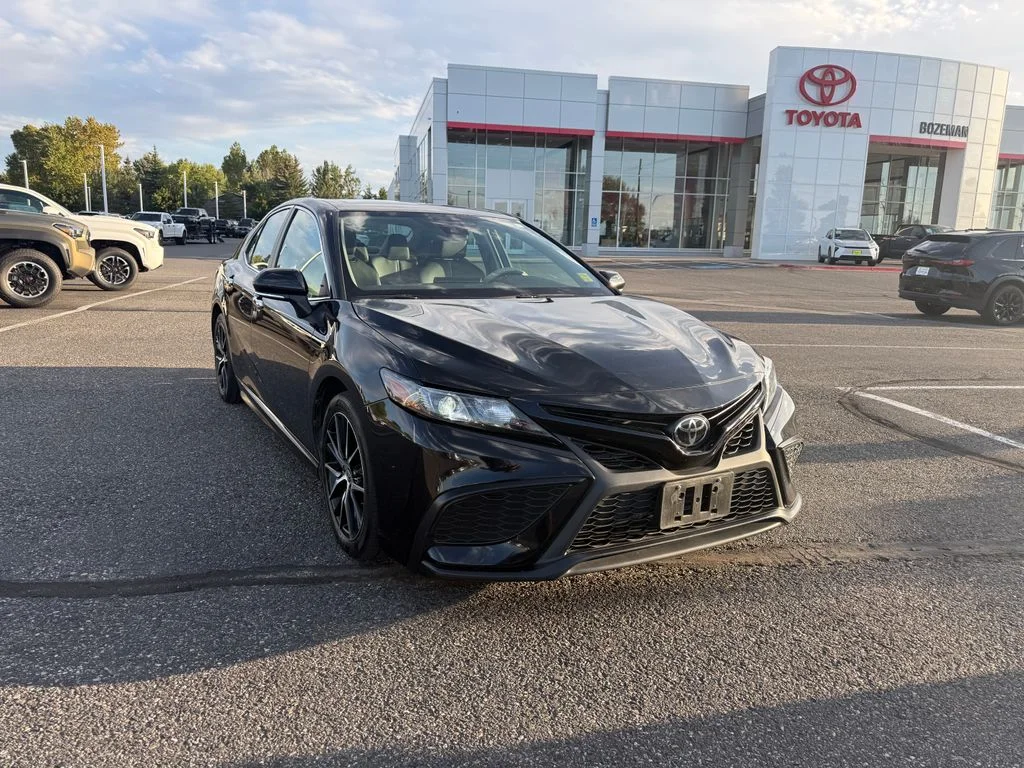 Certified Used 2024 Black Toyota SE image 1