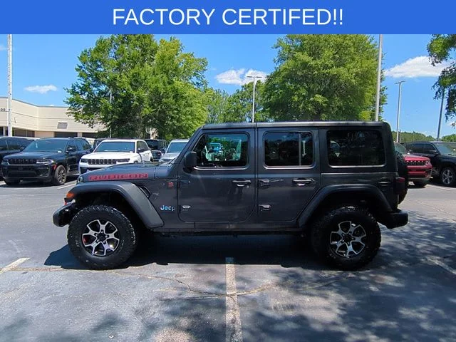 Used 2021 Gray Jeep Unlimited Rubicon image 2