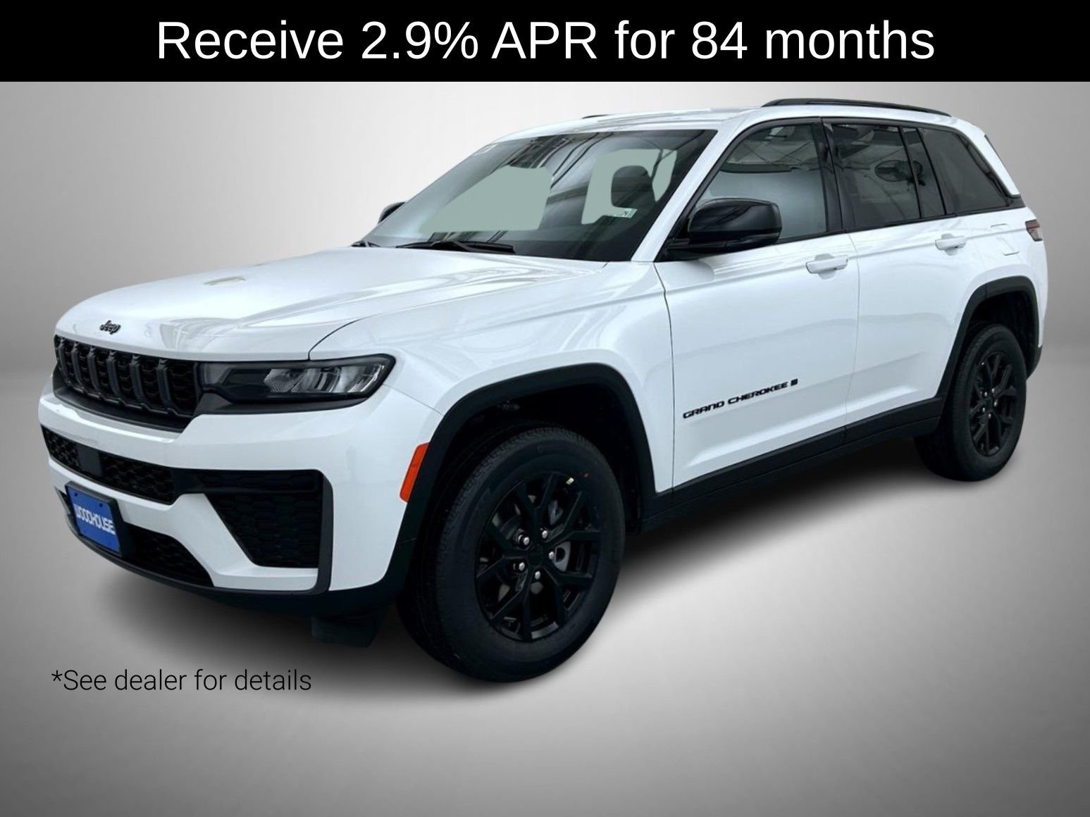 New 2026 Bright White Clear-Coat Exterior Paint Jeep Laredo Altitude image 1