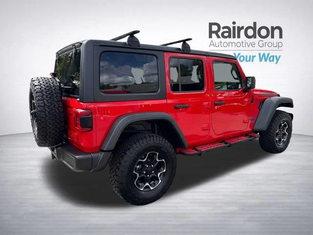 Used 2022 Firecracker Red Clearcoat Jeep Unlimited Rubicon 4xe image 7