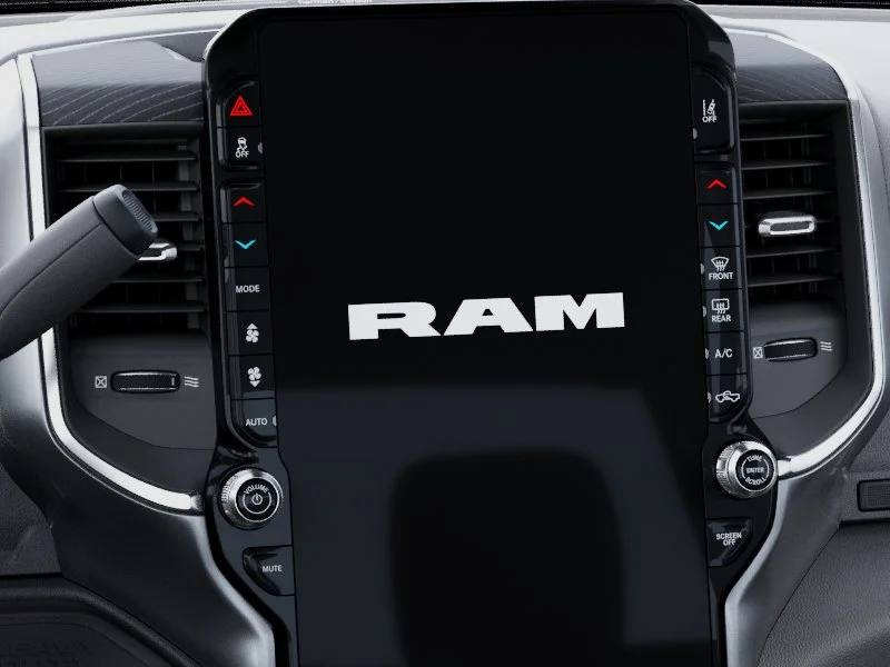 New 2025 Bright White Clear-Coat Exterior Paint RAM Laramie image 38