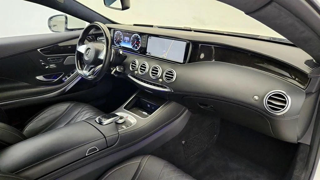 Used 2016 designo Diamond White Metallic Mercedes-Benz 2dr Coupe S 550 4MATIC® w/ Sport Pkg & Premium 1 Pkg image 23