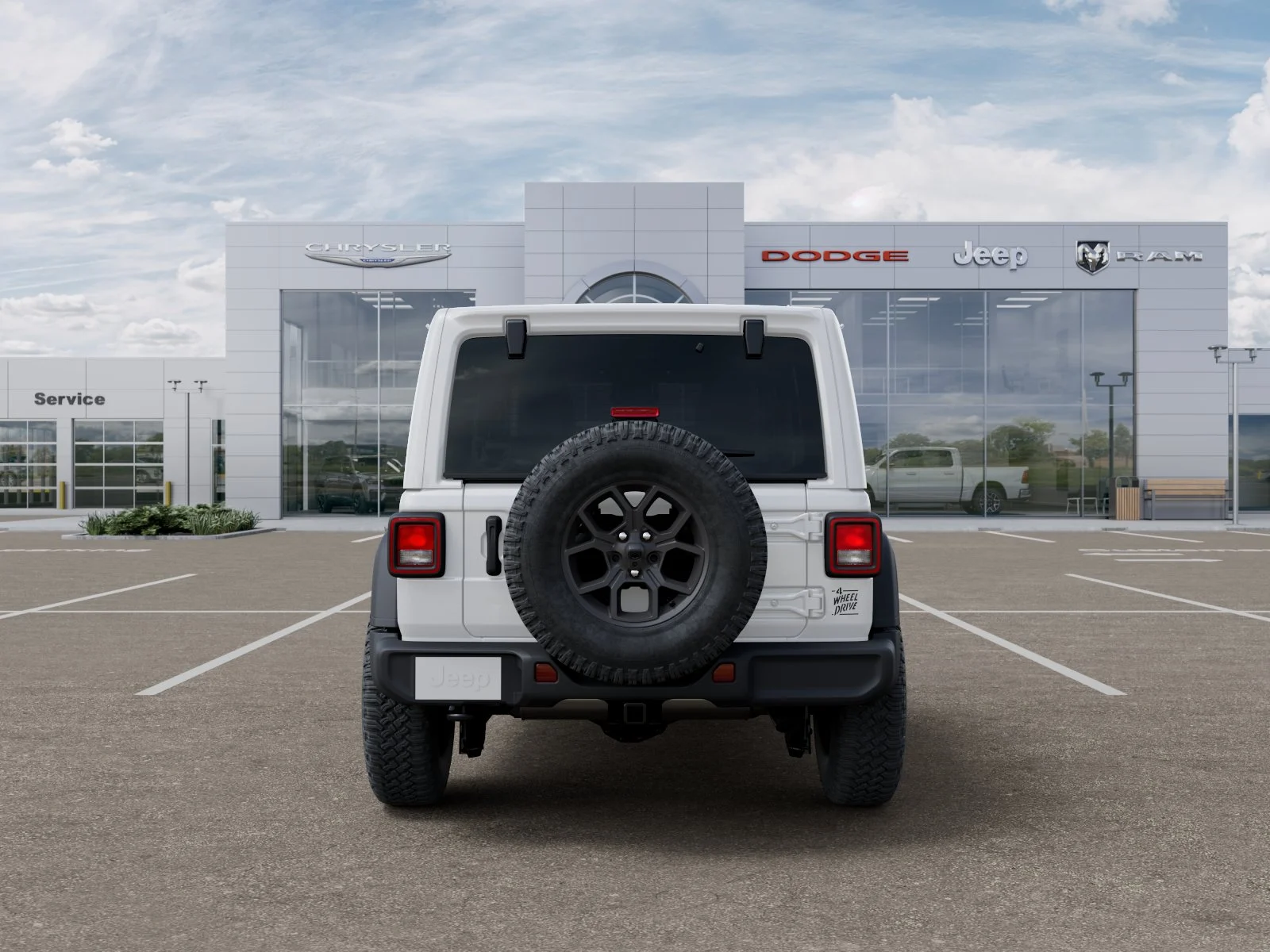 New 2026 Bright White Clear-Coat Exterior Paint Jeep Willys image 49