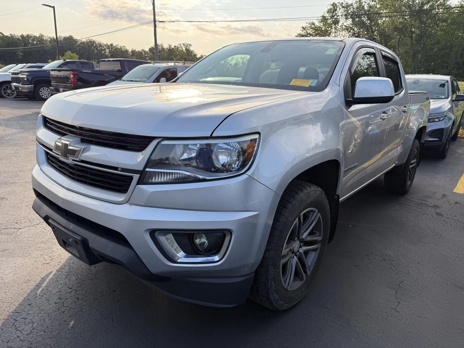 Used 2019 SILVER ICE METALLIC Chevrolet 4WD Work Truck image 2
