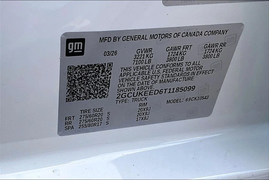 New 2026 White Chevrolet RST image 10