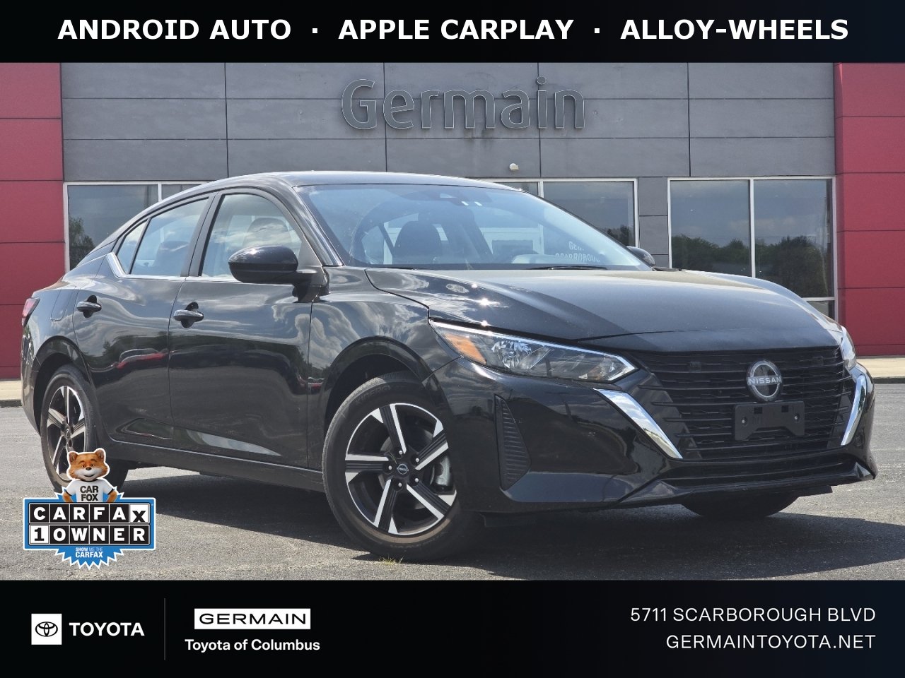 Used 2025 Black Nissan SV image 1