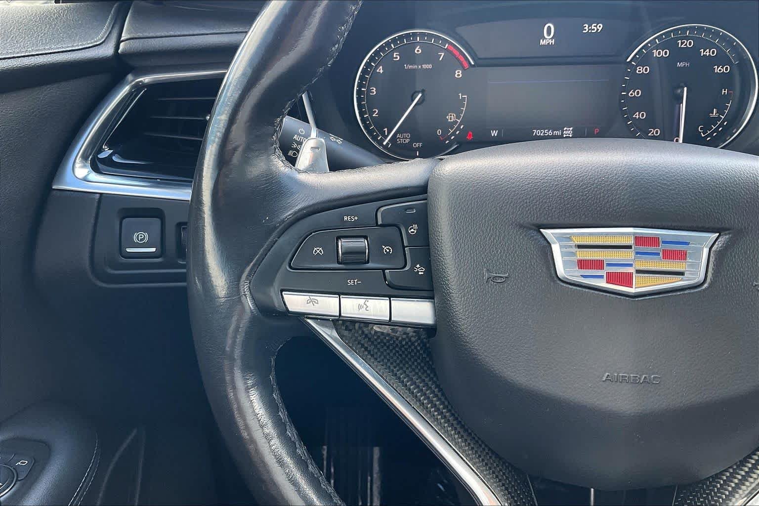 Used 2020 Satin Steel Metallic Cadillac AWD Sport image 22