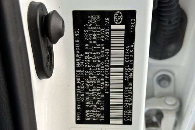 Used 2016 Super White Toyota SE image 35