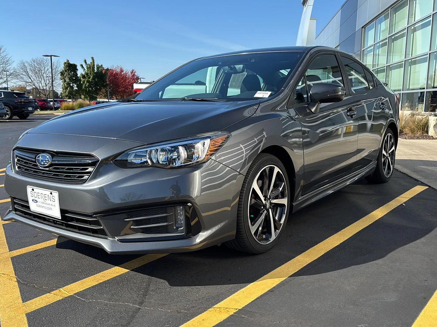 Certified Used 2023 Magnetite Gray Metallic Subaru Sport image 3