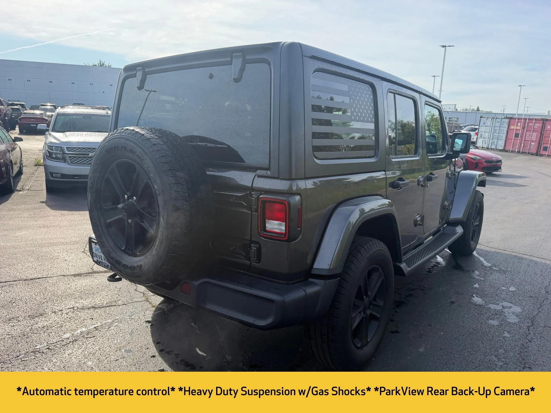 Used 2018 Gray Jeep Unlimited Sahara image 8