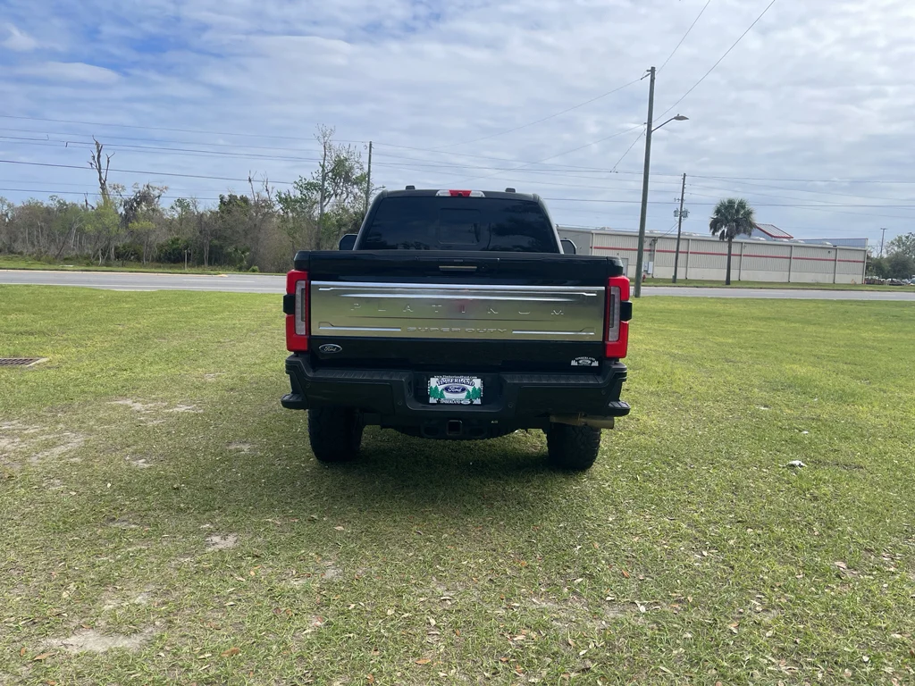 Used 2024 Black Ford Platinum Crew 4x4 H/O w/Tremor pkg image 4