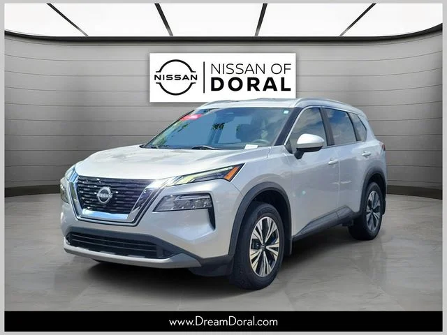 Certified Used 2023 Silver Nissan SV image 1